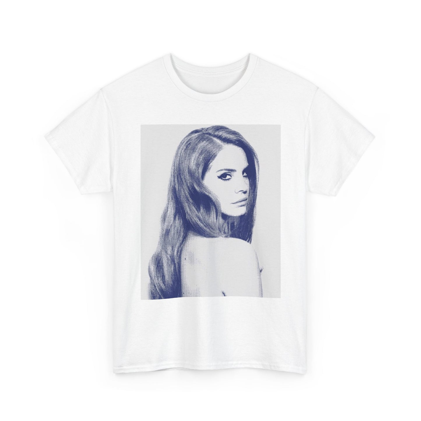 Portrait Graphic Tee — Vintage Glam Woman Photo Print