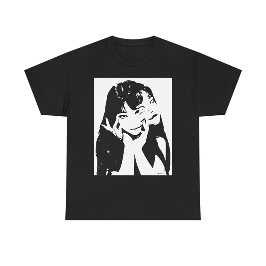 Retro Stencil Girl Graphic Tee