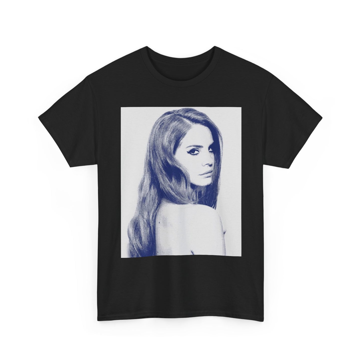 Portrait Graphic Tee — Vintage Glam Woman Photo Print