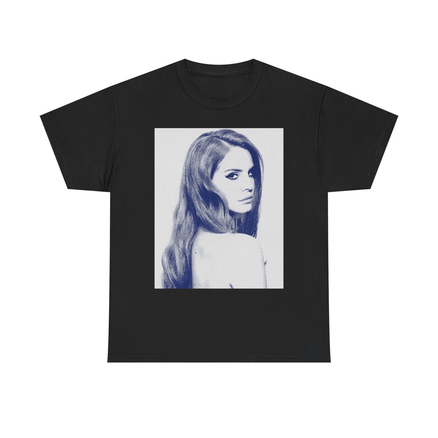 Portrait Graphic Tee — Vintage Glam Woman Photo Print