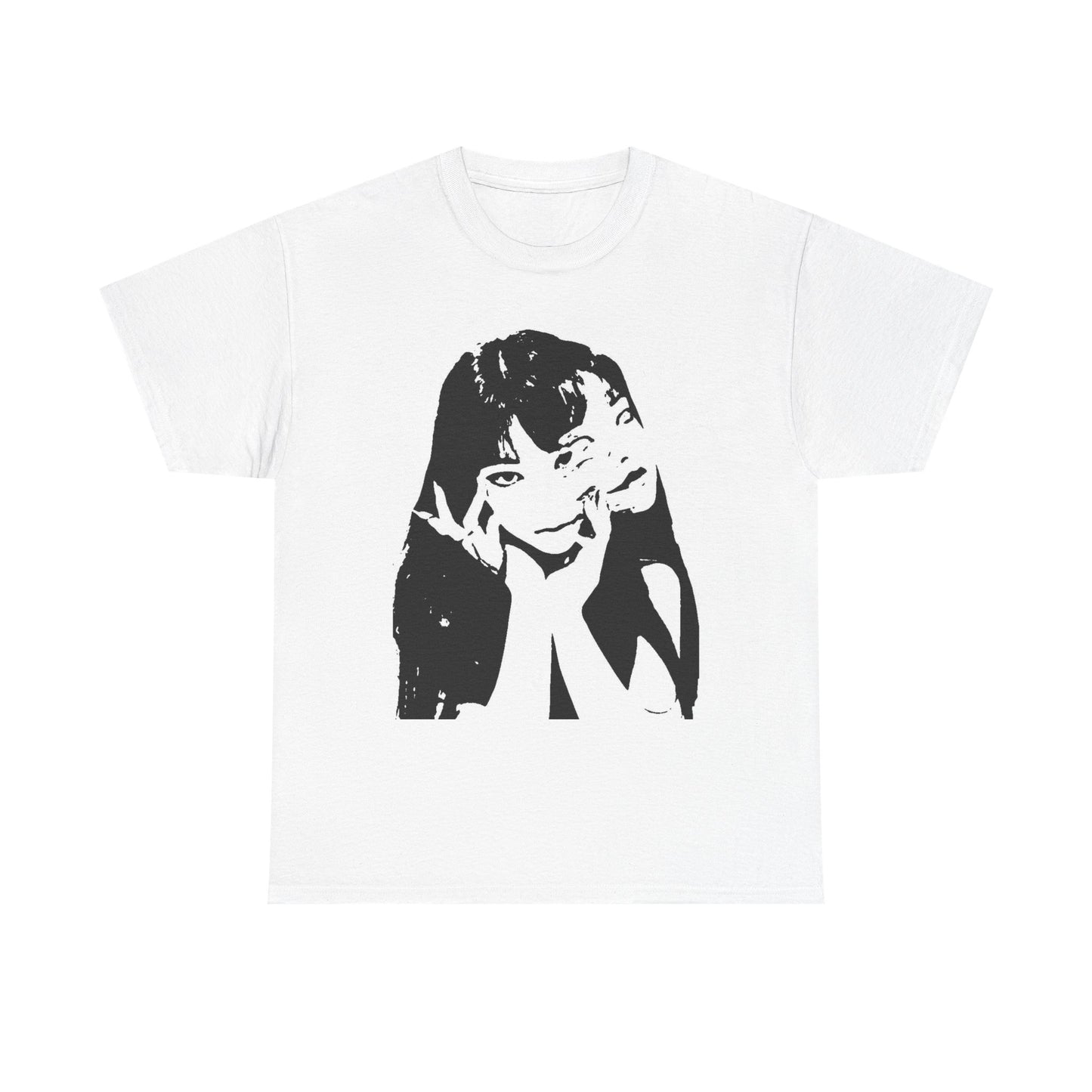 Retro Stencil Girl Graphic Tee