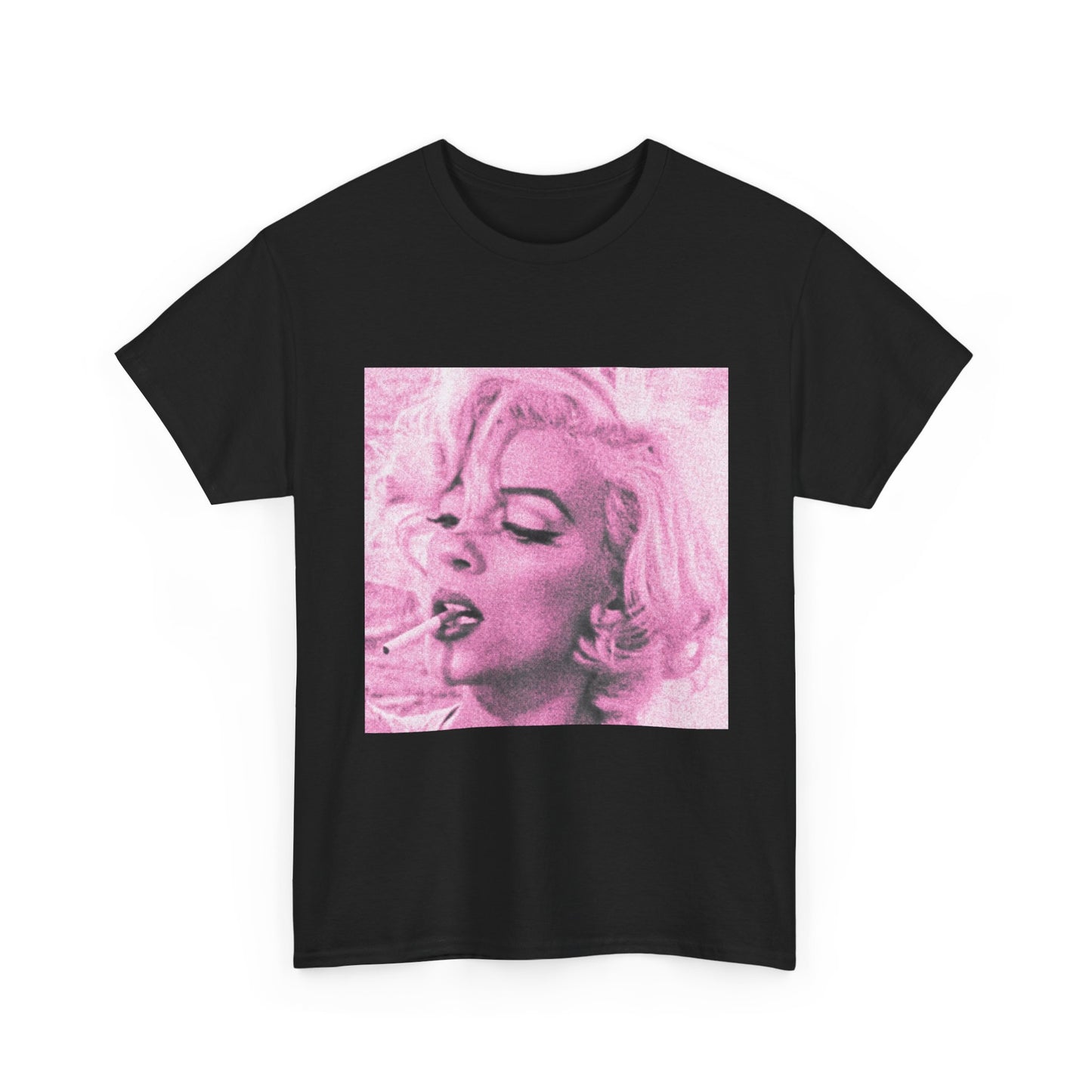 Pink Vintage Portrait Graphic Tee — Old Hollywood Aesthetic Shirt, Coquette Glam T Shirt, Retro Femme Photo Print, Soft Girl Tee